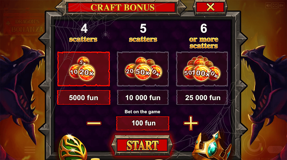 Покупка бонуса (Craft Bonus)