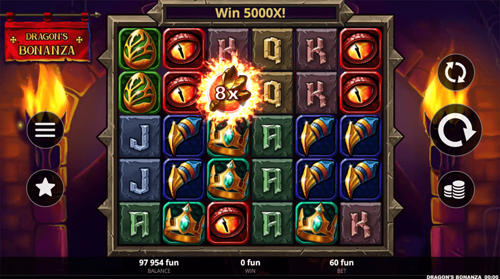 Мобильная версия Dragon's Bonanza